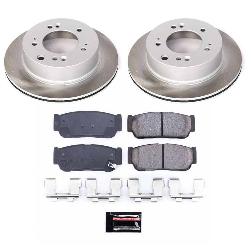 Picture of Power Stop 07-09 Kia Sorento Rear Semi-Coated Rotor Kit