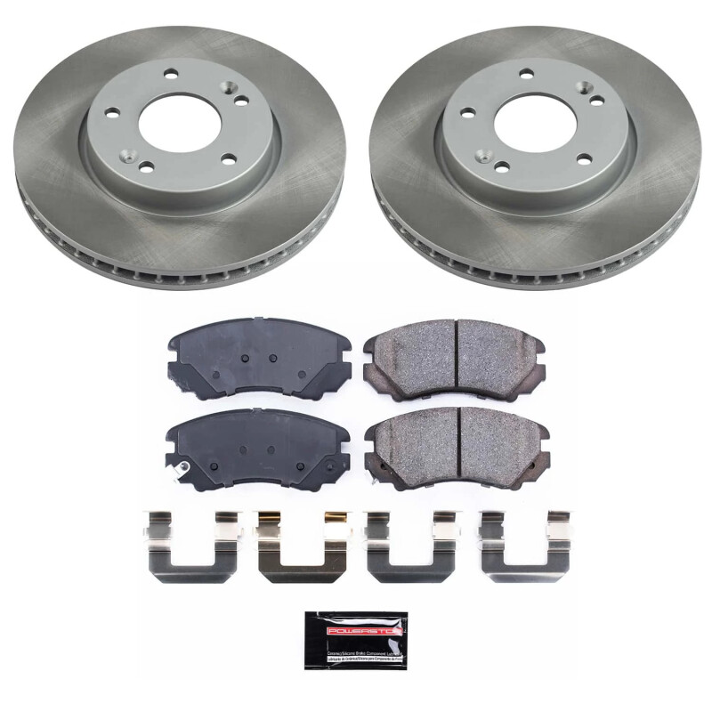 Picture of Power Stop 10-11 Kia Soul Front Semi-Coated Rotor Kit