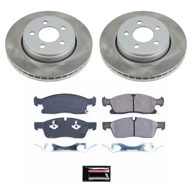 Picture of Power Stop 11-16 Jeep Grand Cherokee Front Semi-Coated Rotor Kit