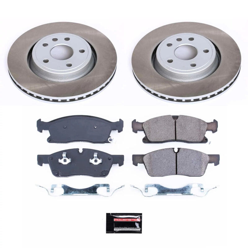 Picture of Power Stop 11-12 Jeep Grand Cherokee Front Semi-Coated Rotor Kit