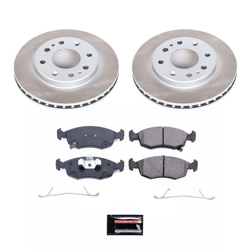Picture of Power Stop 12-17 Fiat 500 Front Semi-Coated Rotor Kit