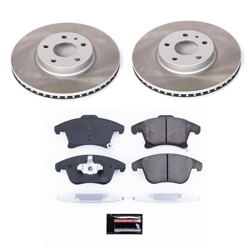 Picture of Power Stop 13-16 Lincoln MKZ Front Semi-Coated Rotor Kit