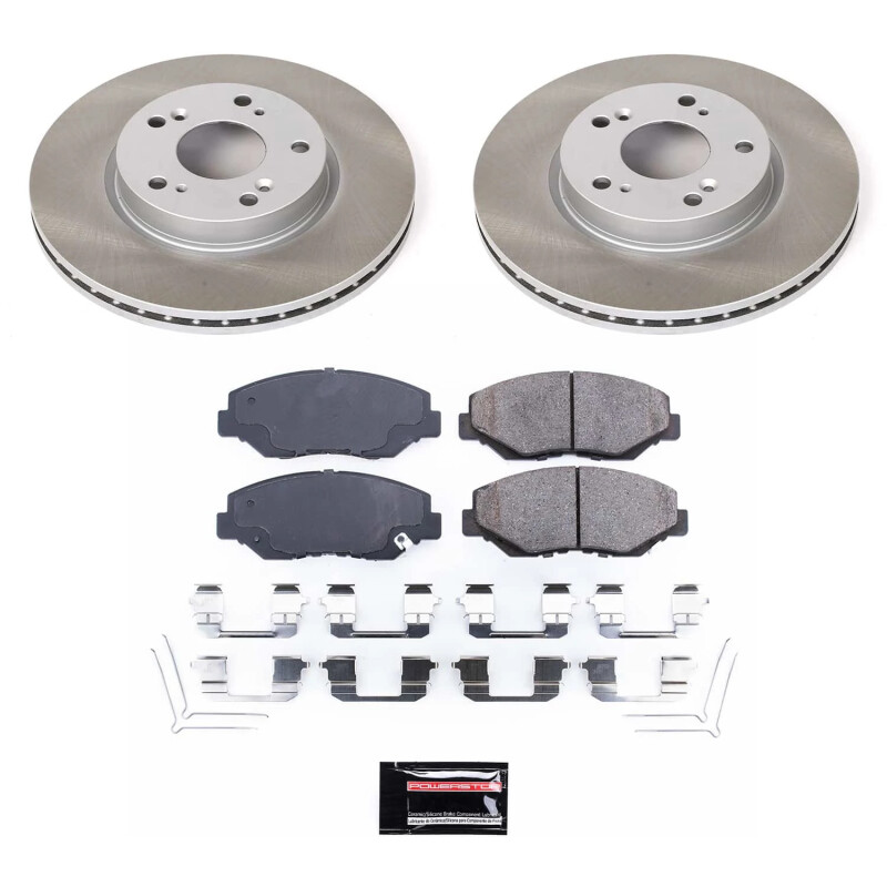 Picture of Power Stop 13-14 Honda Fit Front Semi-Coated Rotor Kit