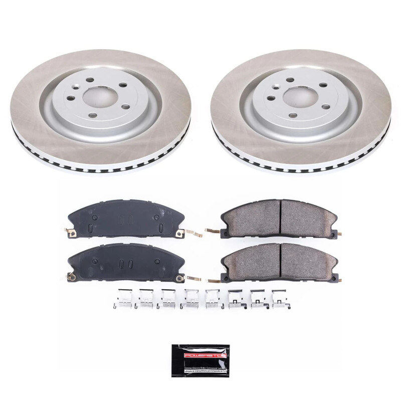 Picture of Power Stop 13-19 Lincoln MKT Front Semi-Coated Rotor Kit