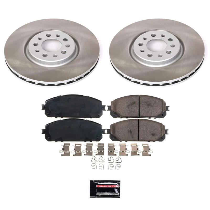 Picture of Power Stop 14-15 Jeep Cherokee Front Semi-Coated Rotor Kit