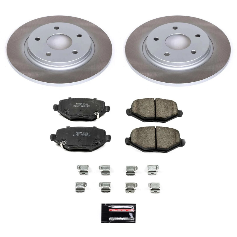 Picture of Power Stop 13-14 Volkswagen Routan Rear Semi-Coated Rotor Kit