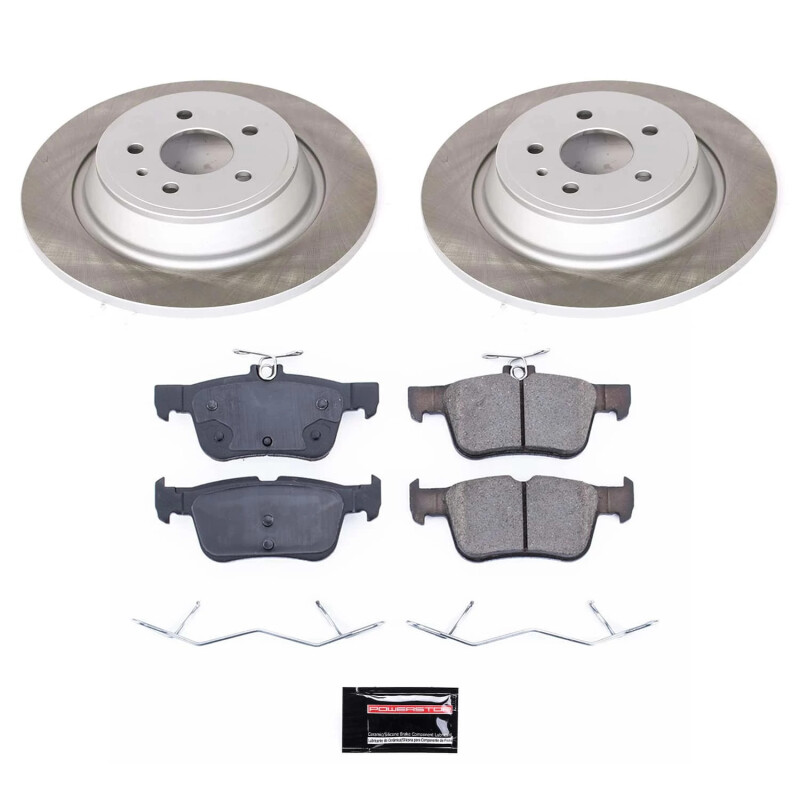 Picture of Power Stop 13-16 Lincoln MKZ Rear Semi-Coated Rotor Kit