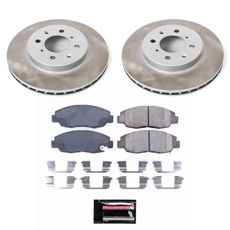 Picture of Power Stop 10-14 Honda Insight Front Semi-Coated Rotor Kit