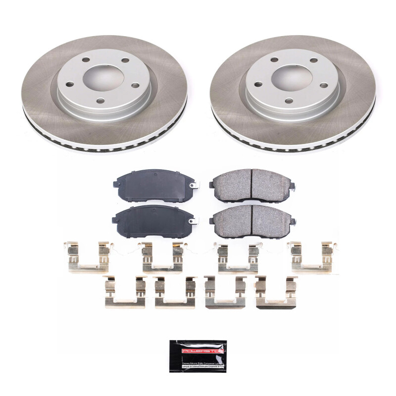 Picture of Power Stop 13-19 Nissan Sentra Front Semi-Coated Rotor Kit