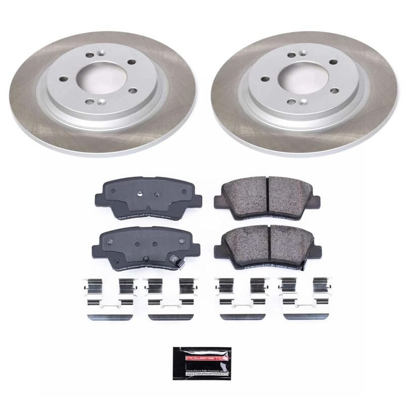 Picture of Power Stop 15-16 Kia Soul EV Rear Semi-Coated Rotor Kit