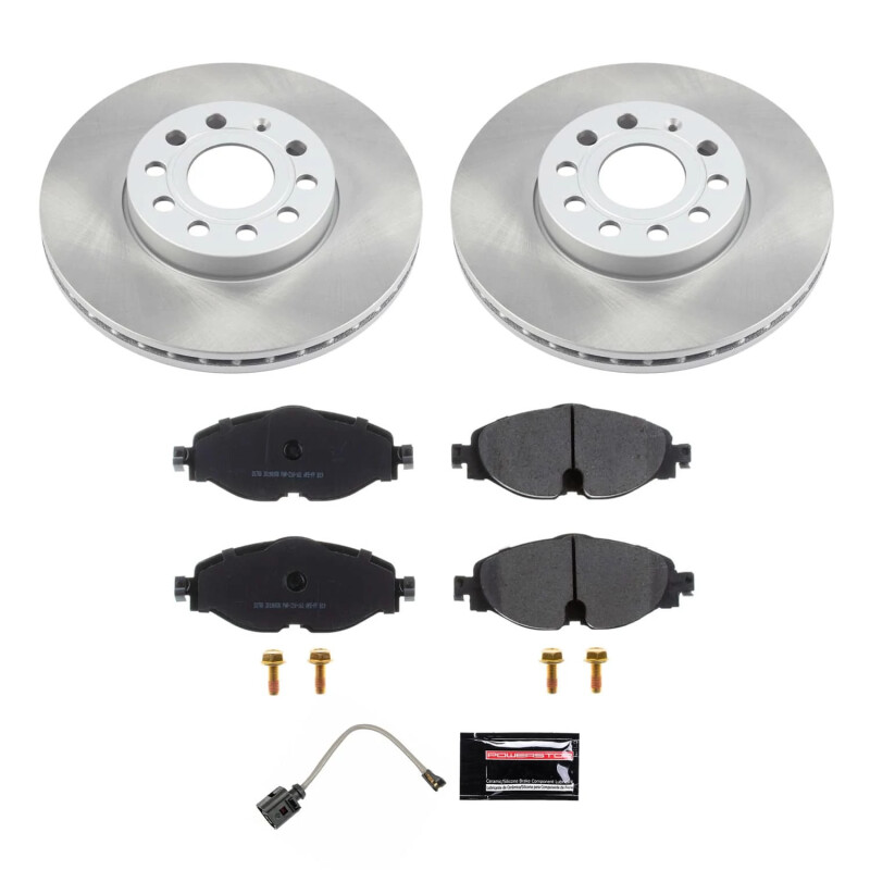 Picture of Power Stop 15-19 Volkswagen e-Golf Front Semi-Coated Rotor Kit
