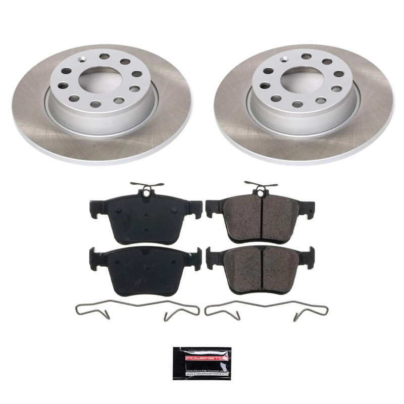 Picture of Power Stop 15-19 Volkswagen e-Golf Rear Semi-Coated Rotor Kit
