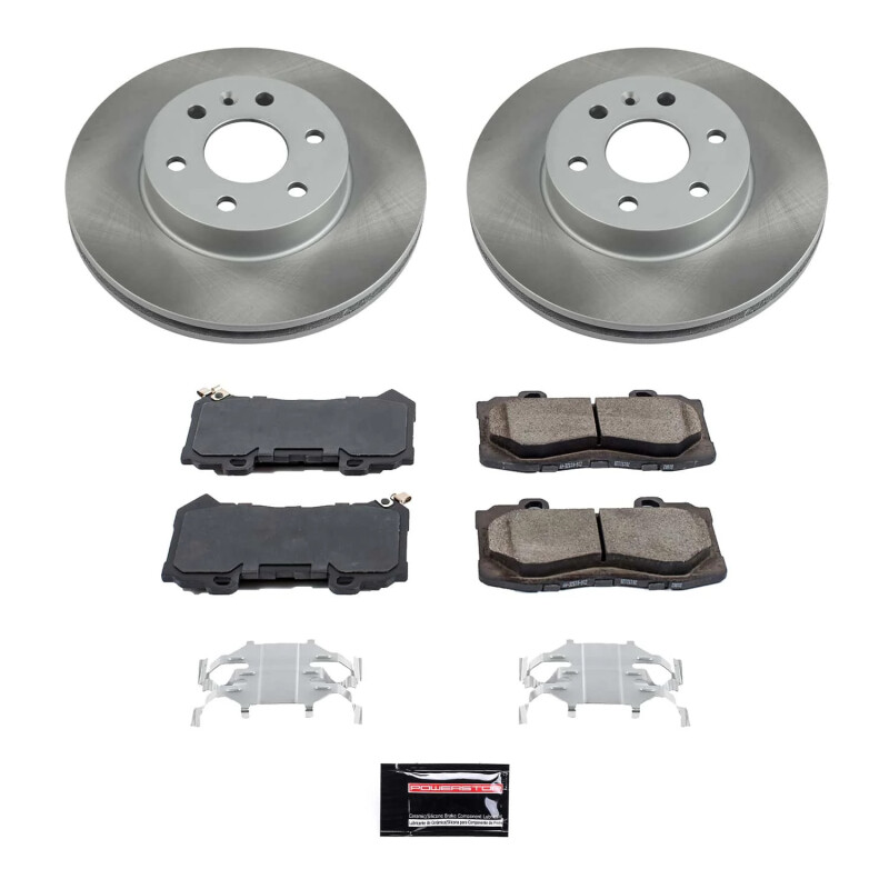 Picture of Power Stop 15-20 GMC Canyon Front Semi-Coated Rotor Kit