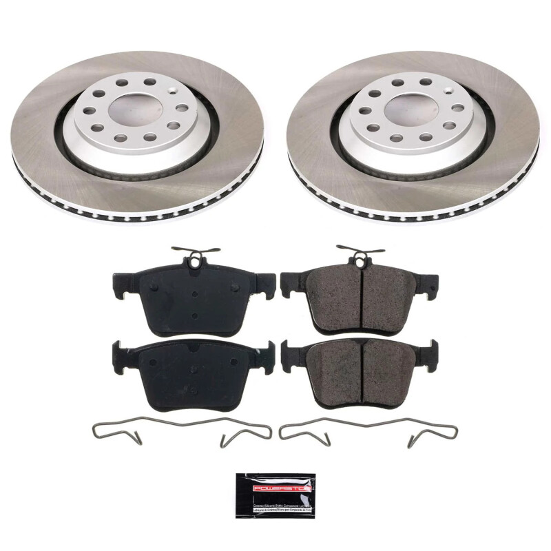 Picture of Power Stop 15-19 Volkswagen Golf R Rear Semi-Coated Rotor Kit