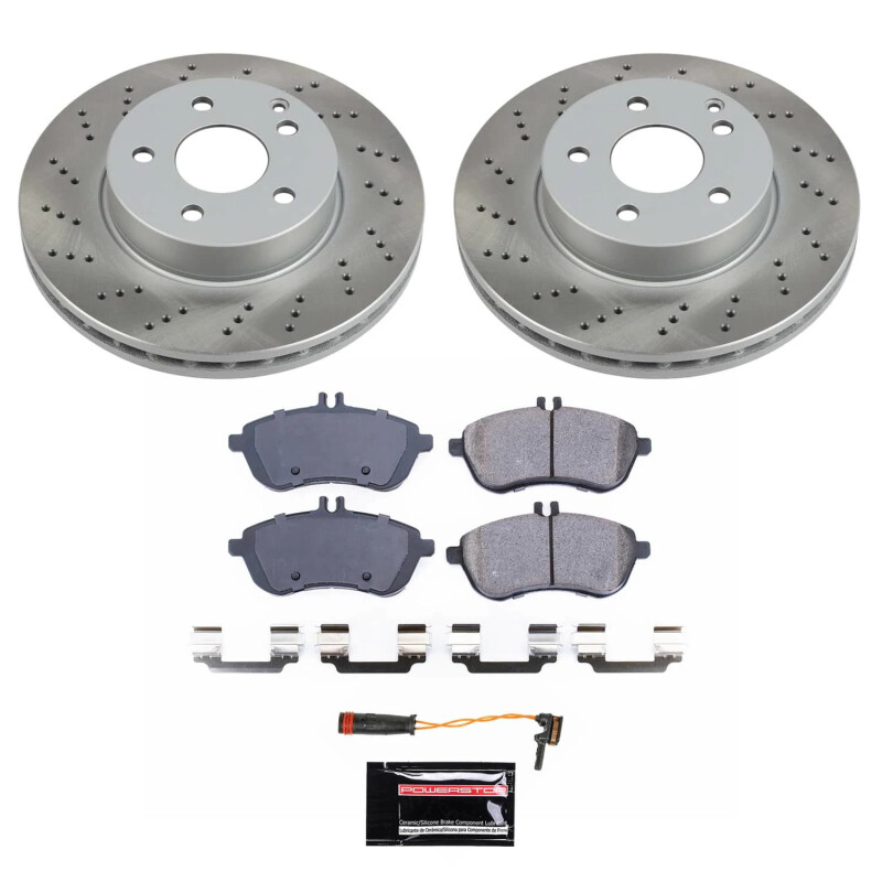 Picture of Power Stop 08-12 Mercedes-Benz C300 Front Semi-Coated Rotor Kit