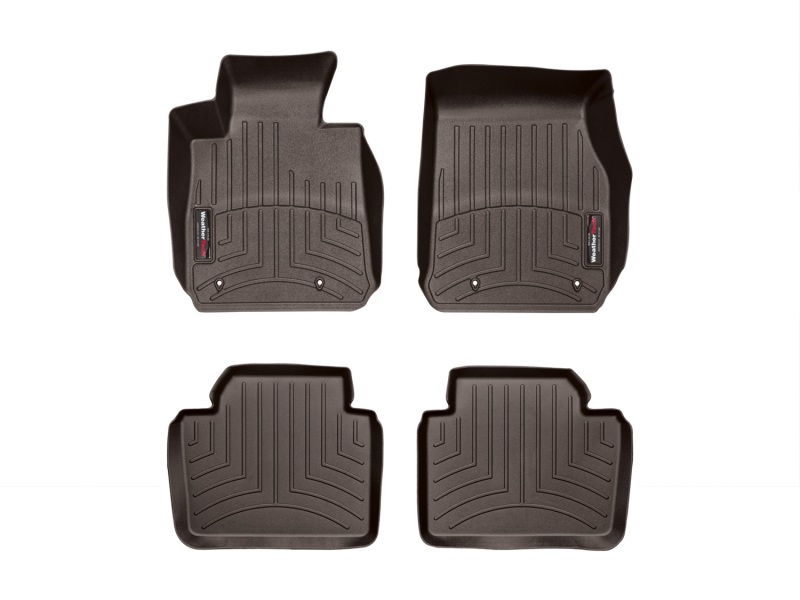 Picture of WeatherTech 2014+ BMW 2-Series Front & Rear FloorLiner - Cocoa