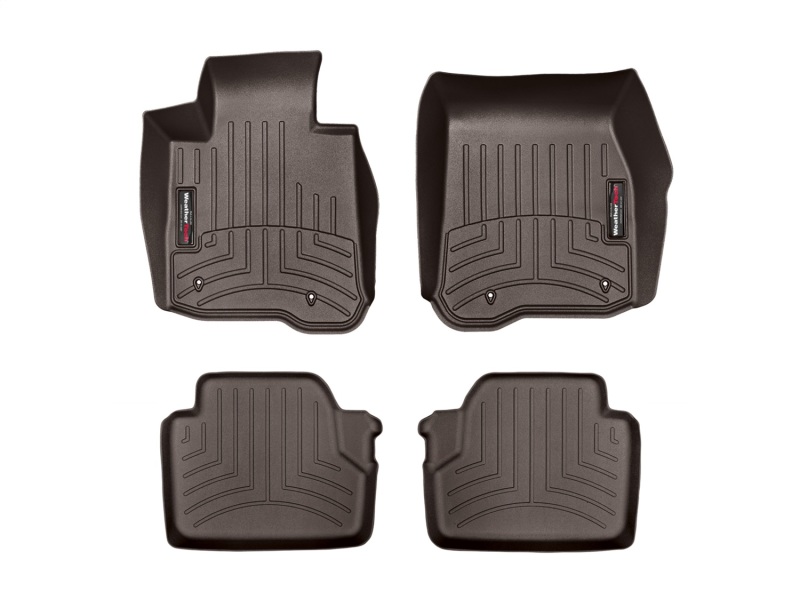 Picture of WeatherTech 2014+ BMW 4-Series Front & Rear FloorLiner - Cocoa