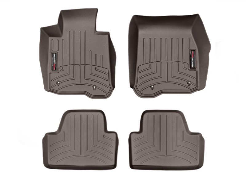 Picture of WeatherTech 2014+ BMW 4-Series Front + Rear FloorLiner - Cocoa