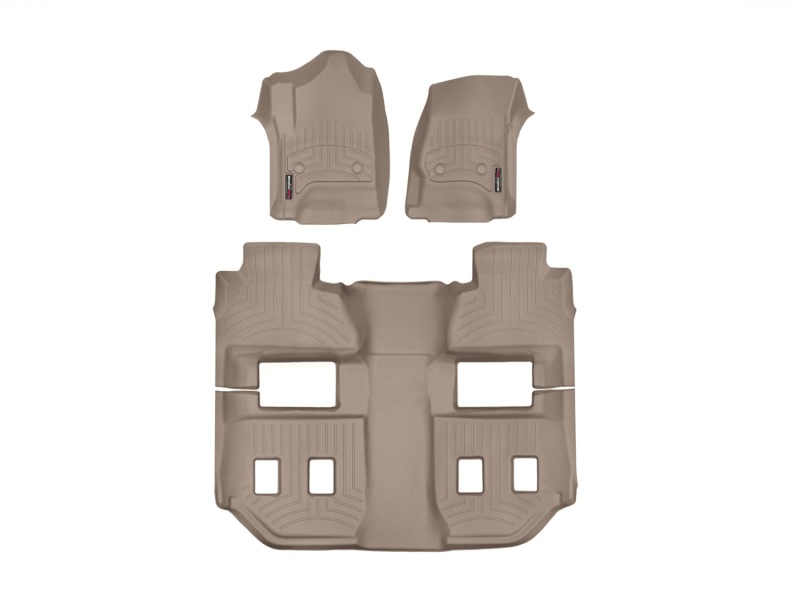Picture of WeatherTech 2017+ Audi A4 (Sedan) Front & Rear FloorLiner - Tan