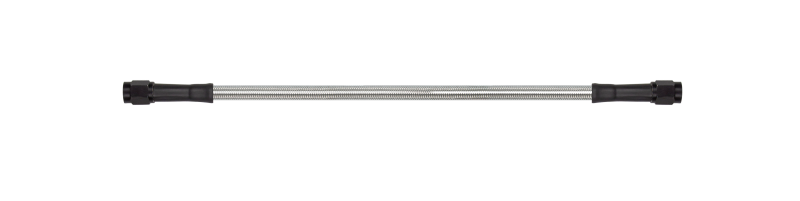 Picture of Goodridge 38in Universal Brake Line Assembly w/Black Zinc Fittings & Clear Hose