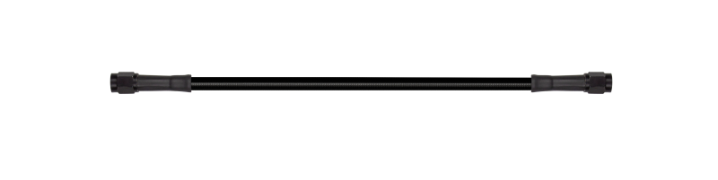 Picture of Goodridge 42in Universal Brake Line Assembly w/Black Zinc Fittings & Black Hose
