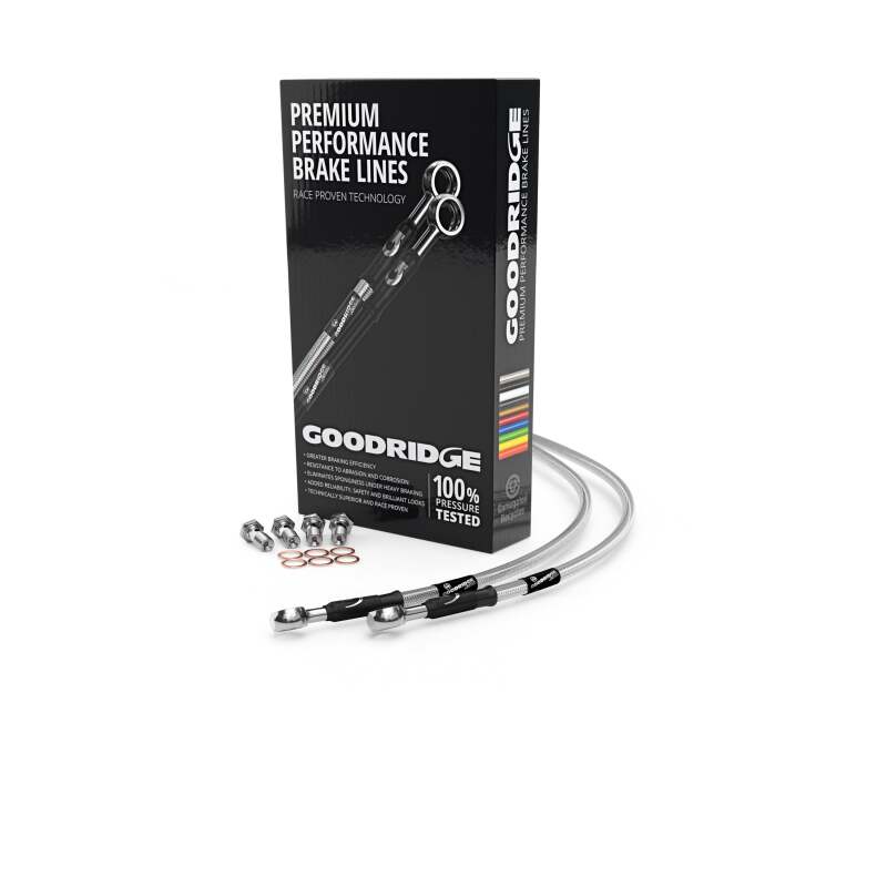 Picture of Goodridge 99-05 Harley-Davidson FXDX Clear Front Brake Line w/Clear Fitting