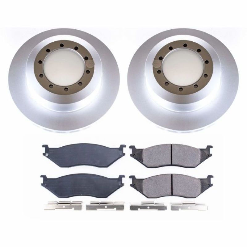 Picture of Power Stop 99-01 Ford F53 Rear Z17 Coated Brake Kit
