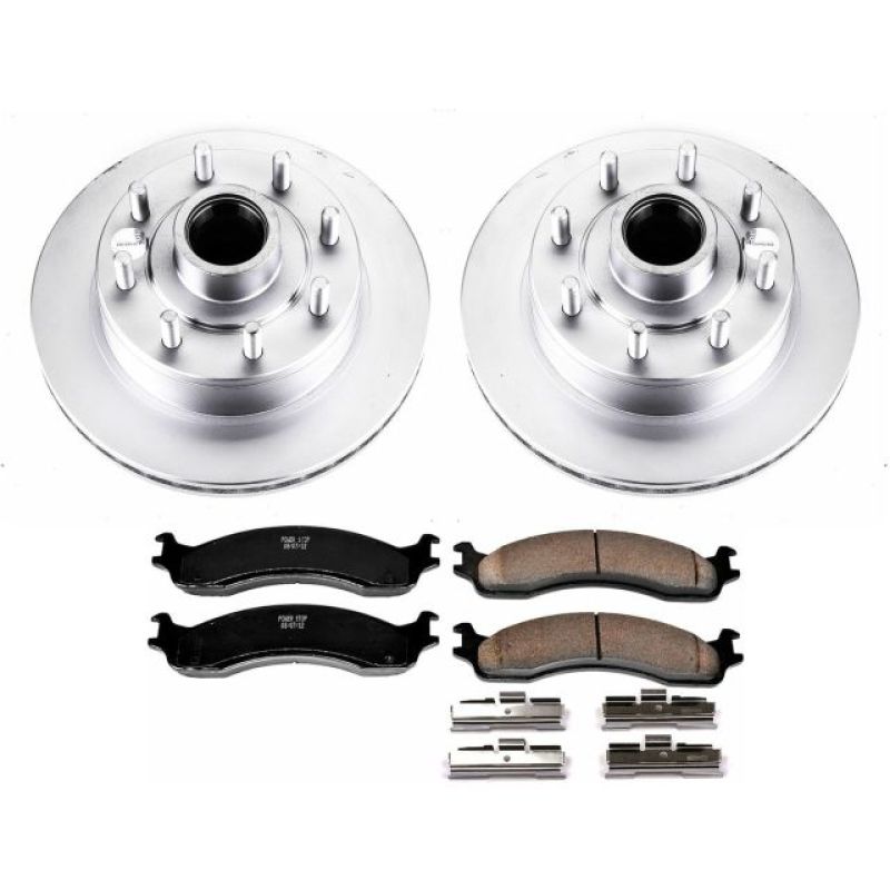 Picture of Power Stop 99-07 Ford E-350 Super Duty Front Z17 Coated Brake Kit