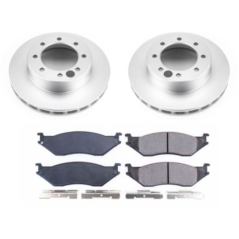 Picture of Power Stop 99-04 Ford F-550 Super Duty Front Z17 Coated Brake Kit