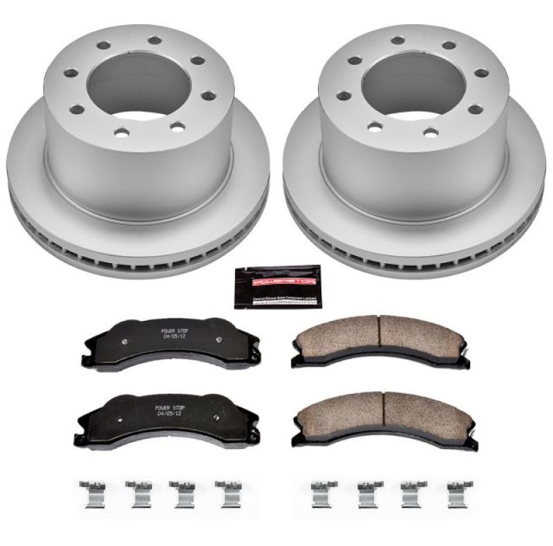 Picture of Power Stop 11-19 GMC Sierra 3500 HD Rear Z17 Coated Brake Kit