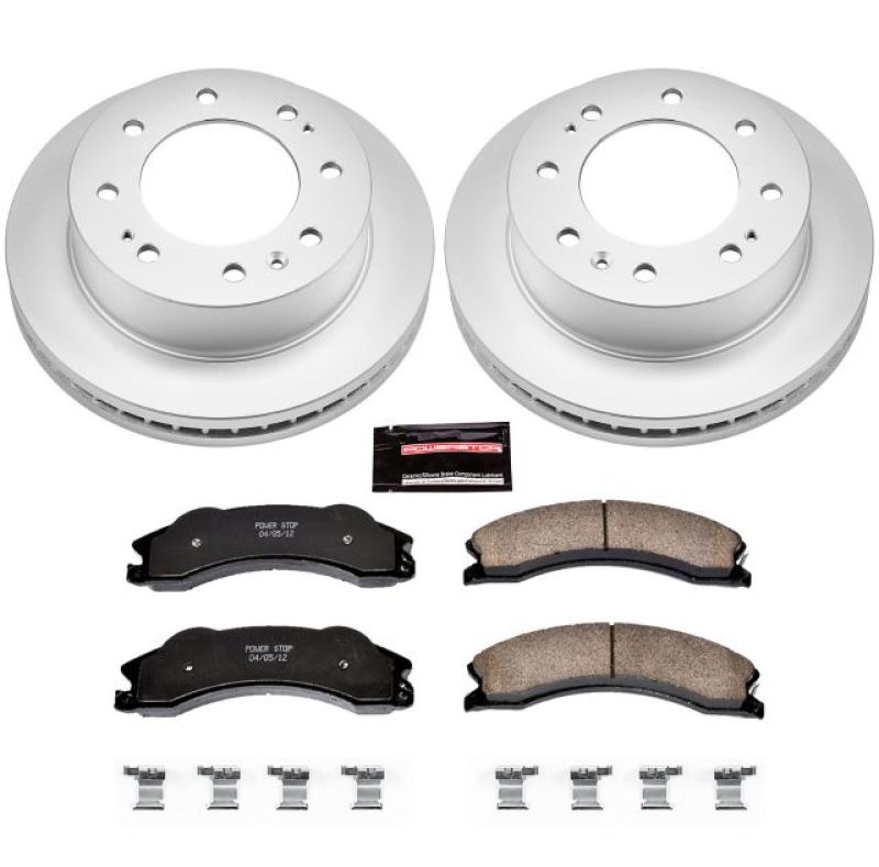 Picture of Power Stop 2011 GMC Sierra 3500 HD Front Z17 Coated Brake Kit