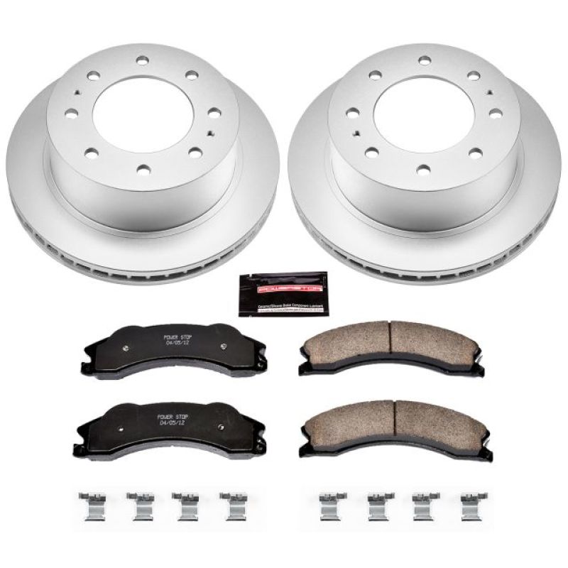 Picture of Power Stop 11-19 GMC Sierra 3500 HD Rear Z17 Coated Brake Kit