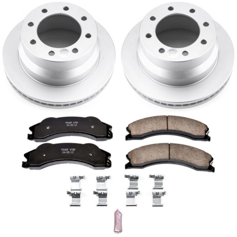 Picture of Power Stop 09-19 GMC Savana 4500 Rear Z17 Coated Brake Kit