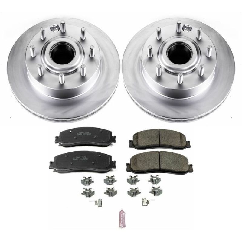 Picture of Power Stop 2012 Ford F-350 Super Duty Front Z17 Coated Brake Kit