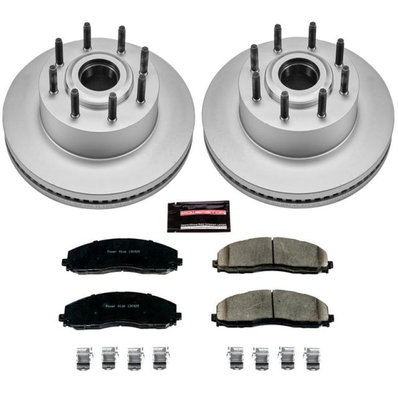 Picture of Power Stop 13-22 Ford F-350 Super Duty Front Z17 Coated Brake Kit