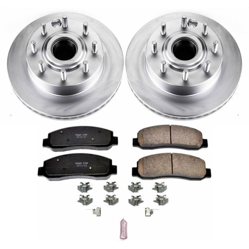 Picture of Power Stop 10-11 Ford F-350 Super Duty Front Z17 Coated Brake Kit
