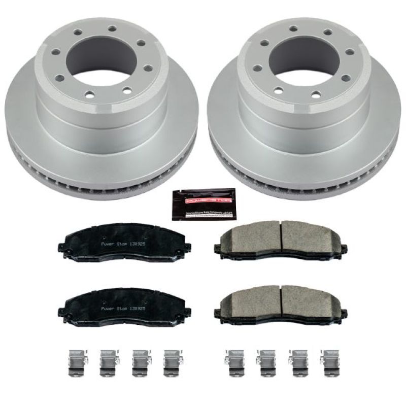 Picture of Power Stop 13-22 Ford F-350 Super Duty Rear Z17 Coated Brake Kit