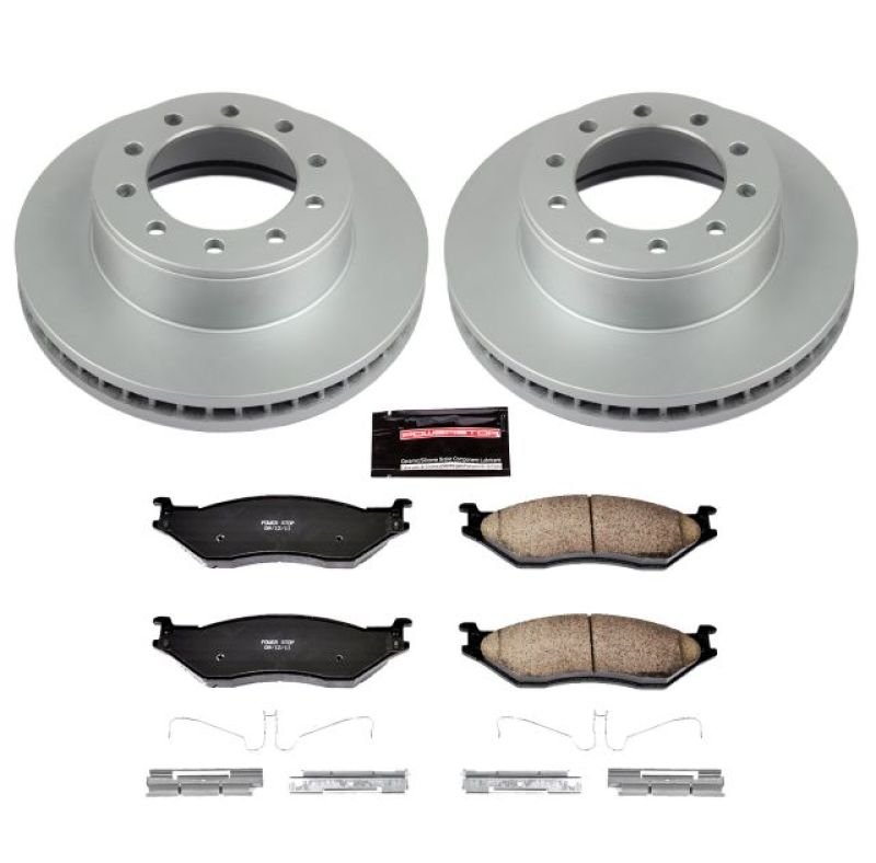 Picture of Power Stop 05-16 Ford F-550 Super Duty Front Z17 Coated Brake Kit