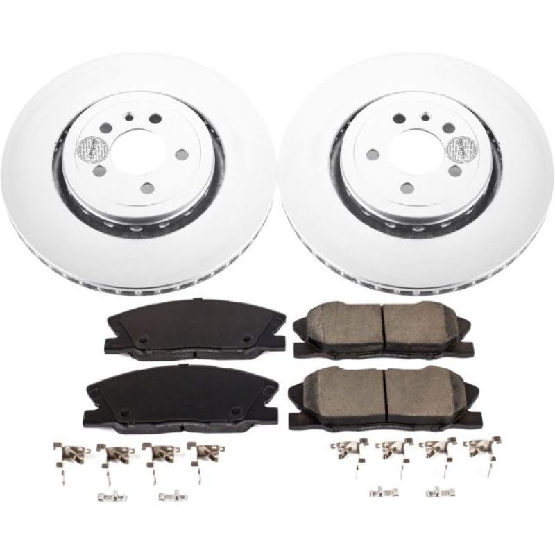 Picture of Power Stop 14-22 Dodge Charger Front Z17 Coated Brake Kit