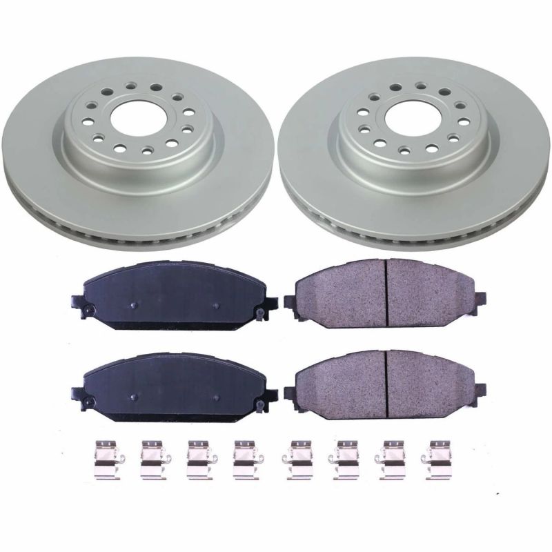 Picture of Power Stop 19-22 Ram 1500 Front Z17 Coated Brake Kit
