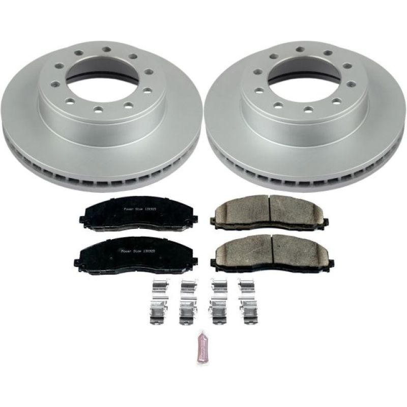 Picture of Power Stop 2016 Ford F-350 Super Duty Front Z17 Coated Brake Kit