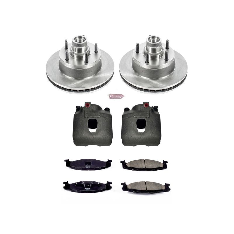Picture of Power Stop 94-02 Ford E-150 Econoline Club Wagon Front Autospecialty Kit w/Cals