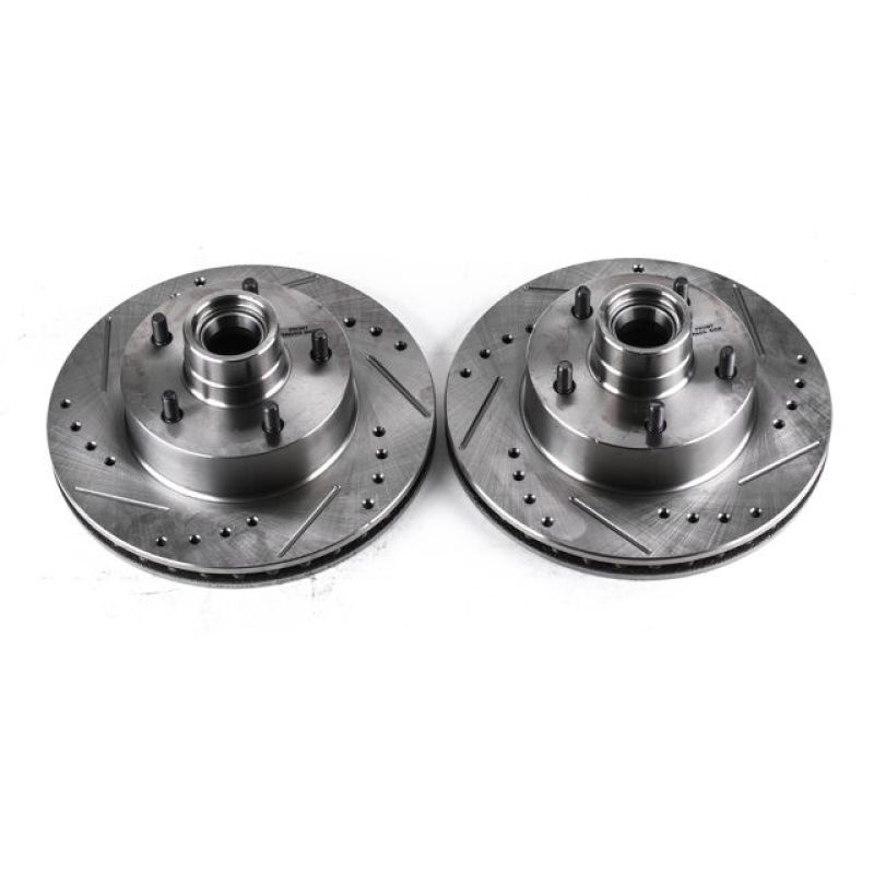 Picture of Power Stop 75-77 Pontiac Ventura Front Drilled & Slotted Rotor - Pair