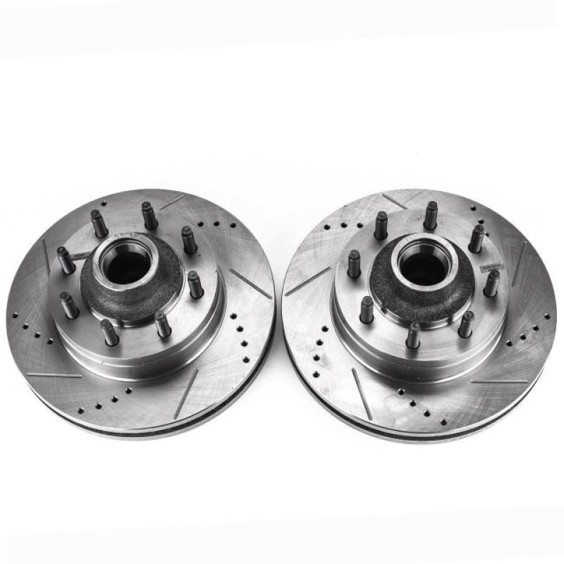 Picture of Power Stop 17-18 Ford E-450 Super Duty Front Drilled & Slotted Rotor - Pair
