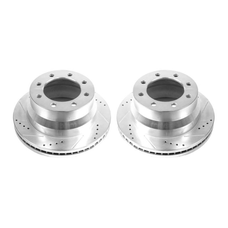 Picture of Power Stop 09-20 GMC Savana 4500 Rear Drilled & Slotted Rotor - Pair