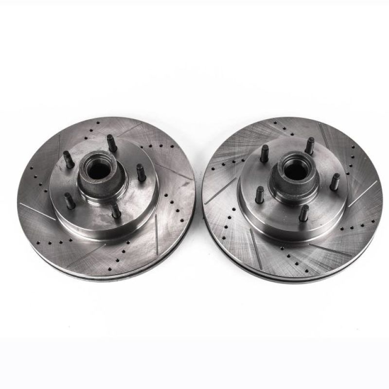 Picture of Power Stop 04-05 Ford E-150 Club Wagon Front Drilled & Slotted Rotor - Pair