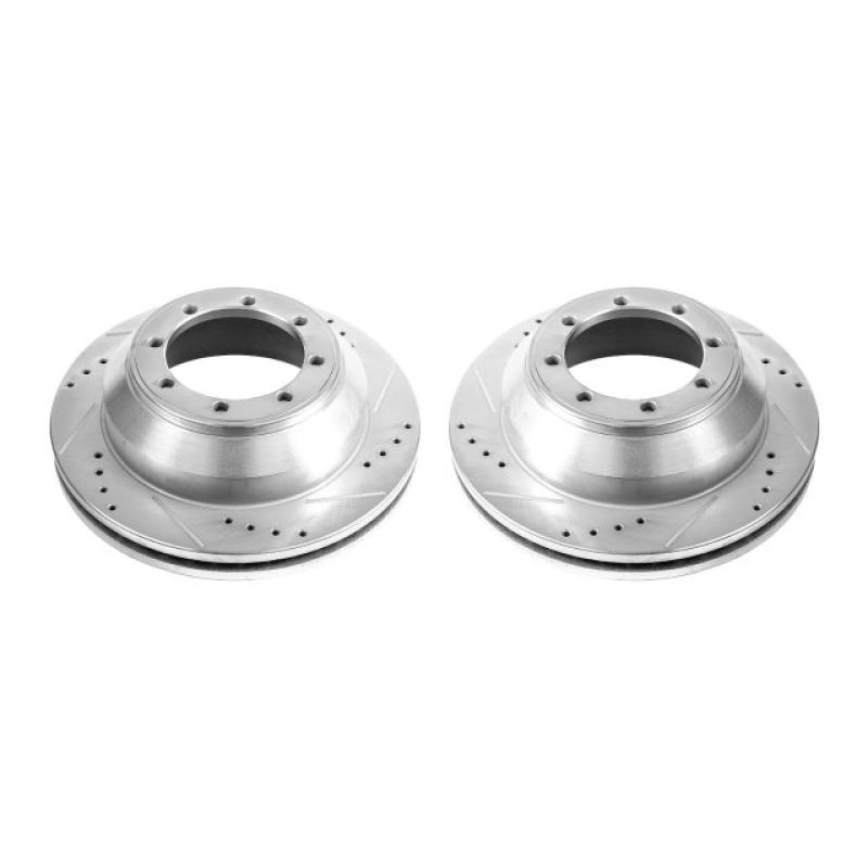 Picture of Power Stop 17-18 Ford E-450 Super Duty Rear Drilled & Slotted Rotor - Pair