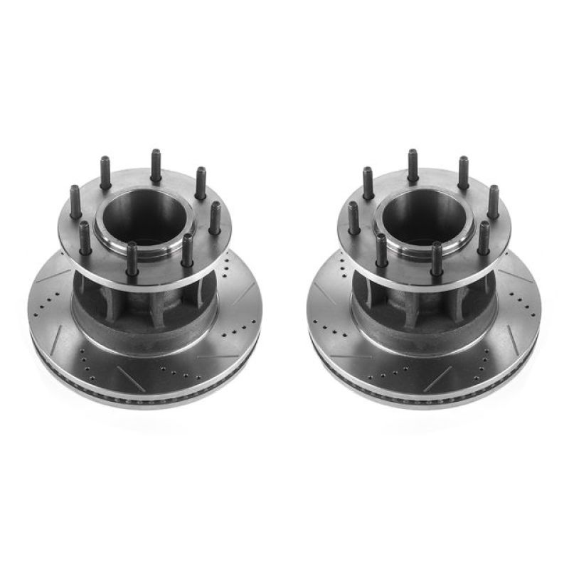 Picture of Power Stop 17-22 Ford F-350 Super Duty Front Drilled & Slotted Rotor - Pair