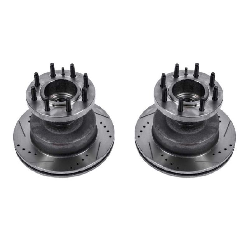 Picture of Power Stop 03-07 Ford E-450 Super Duty Front Drilled & Slotted Rotor - Pair