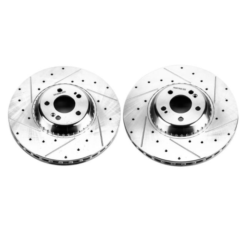 Picture of Power Stop 18-21 Mercedes-Benz S560 Front Drilled & Slotted Rotor - Pair